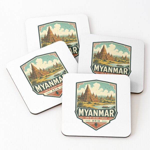Item preview, Myanmar Land Of Ancient Tempels Asia Travel Vacation Souvenir designed and sold by Star3NowForMe.