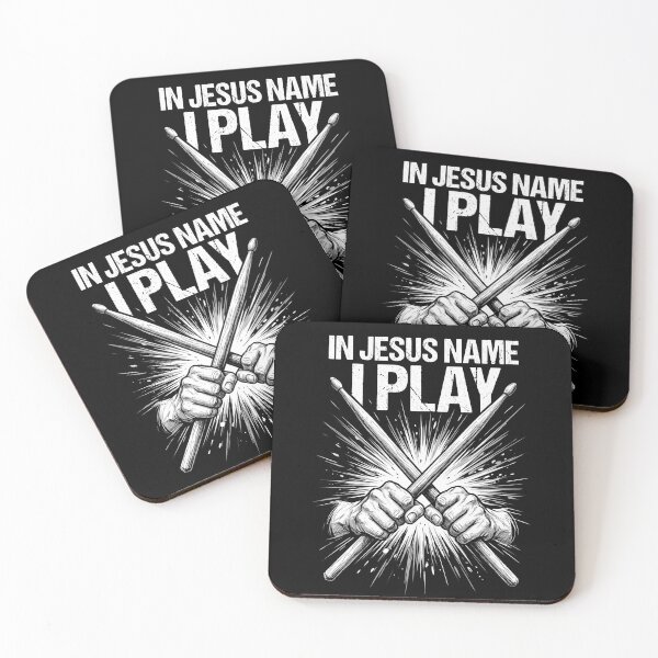 Aperçu de l'œuvre In Jesus Name I Play Drums créée et vendue par Parallel Label .
