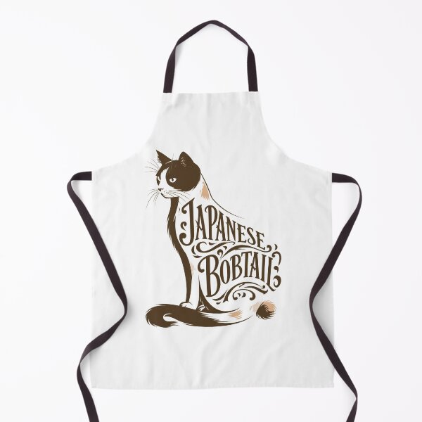 Item preview, Japanese Bobtail Cat Word Art | Typography Cat Silhouette Design designed and sold by AyfuDesigns.