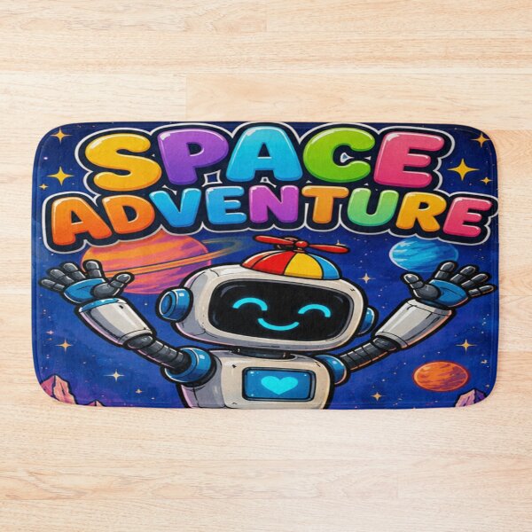 Item preview, cyber robot in space designed and sold by JMAVILA ART.