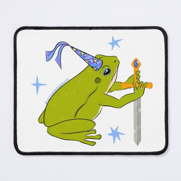 Item preview, Lore Update Im In Bed On My Phone Wizard Frog Sword designed and sold by JossDesign15.