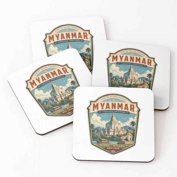 Item preview, Myanmar Land Of Golden Pagodas Timeless Heritage Burma designed and sold by Star3NowForMe.