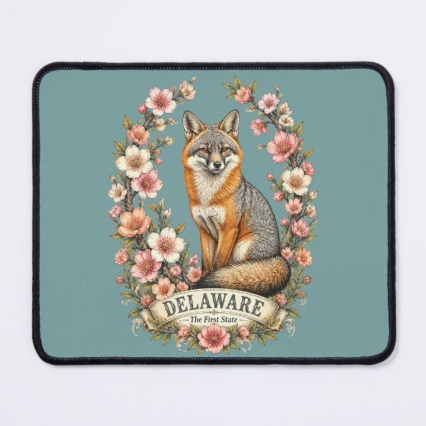 Item preview, Peach Blossom Fox of Delaware designed and sold by taiche.