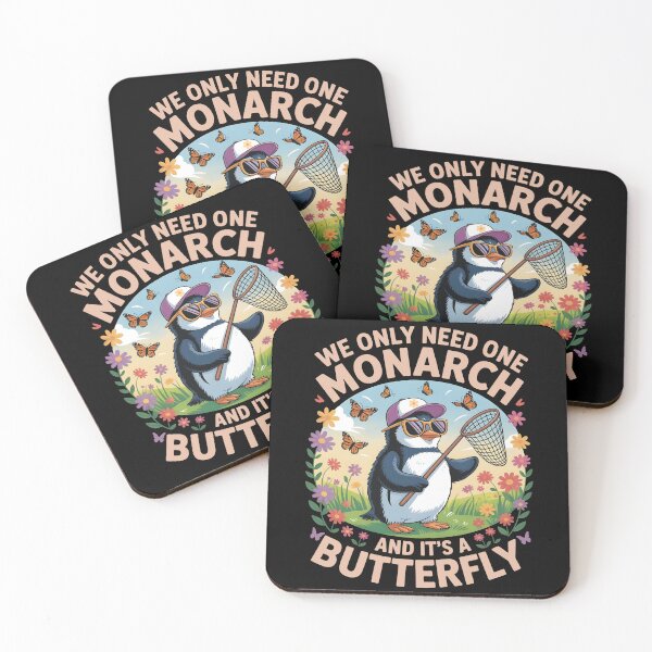Item preview, We Only Need One Monarch And It’s a Butterfly Funny Political Nature Design designed and sold by SkymarArt.