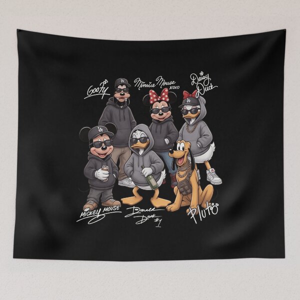 Item preview, Cartoon Friends Streetwear Crew Portrait designed and sold by StevenKin25260.