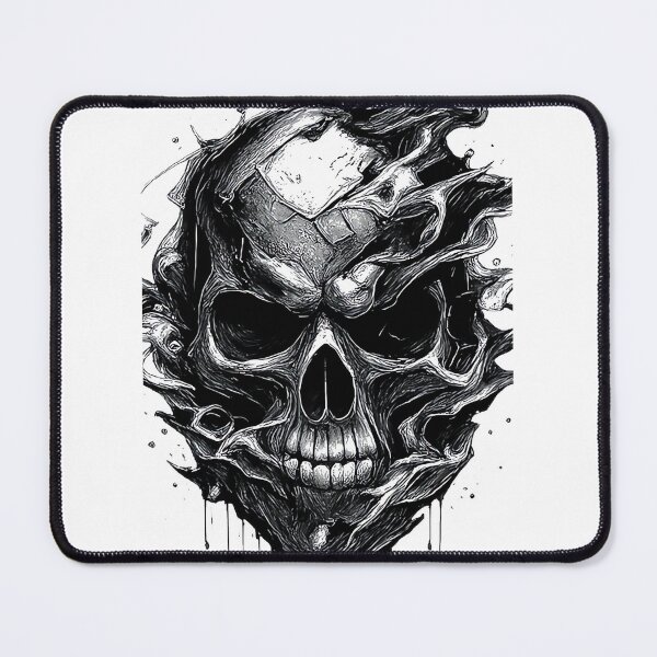 Item preview, Dark Gothic Skull Illustration Streetwear Grunge Skull Graphic ⭐⭐⭐⭐⭐ designed and sold by D-media.