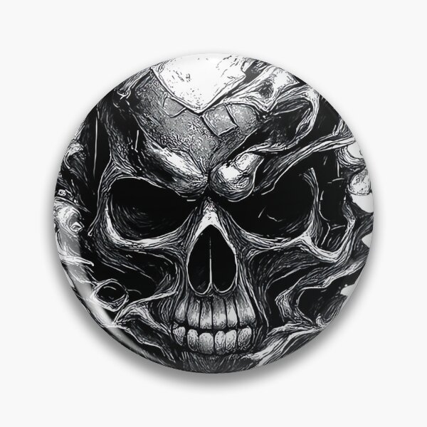 Item preview, Dark Gothic Skull Illustration Streetwear Grunge Skull Graphic ⭐⭐⭐⭐⭐ designed and sold by D-media.