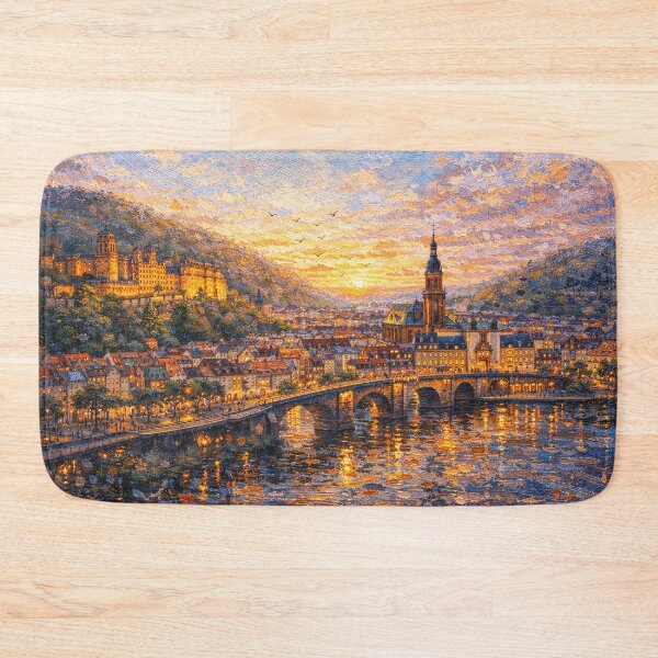 Item preview, A painting of Heidelberg, Germany – A Beautiful place in Europe. designed and sold by GalleryKauffeld.