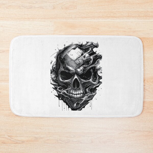 Item preview, Dark Gothic Skull Illustration Streetwear Grunge Skull Graphic ⭐⭐⭐⭐⭐ designed and sold by D-media.