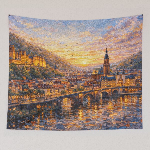 Item preview, A painting of Heidelberg, Germany – A Beautiful place in Europe. designed and sold by GalleryKauffeld.