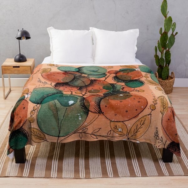 Item preview, Gathered Forms | Terracotta Botanical Abstract designed and sold by ArithraStudio.