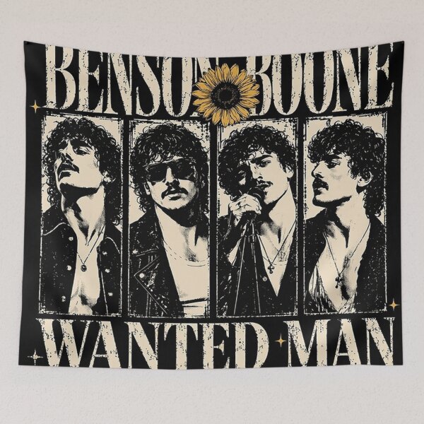 Item preview, Vintage Benson Boone Wanted Man Country Rock 2026 designed and sold by johnhaugg.