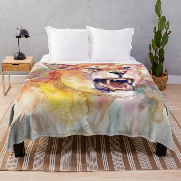 Item preview, Lioness Open Mouth, Pastel Rainbow designed and sold by caracatita75.