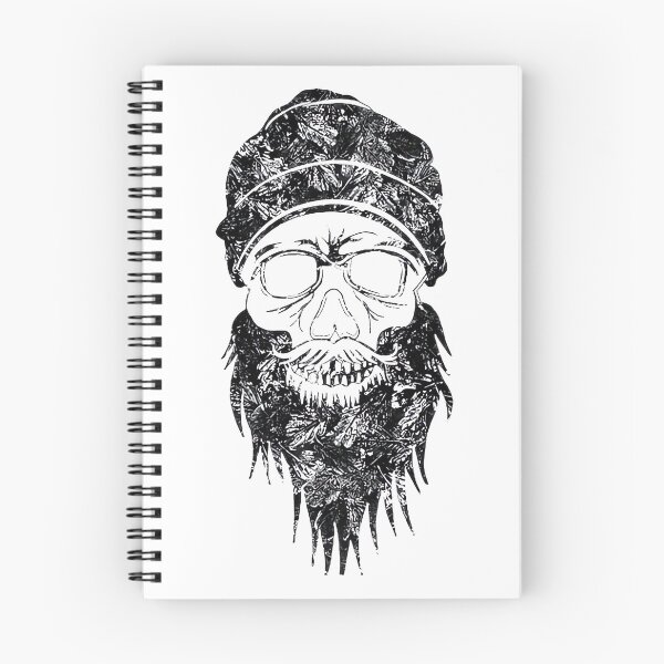Item preview, Dark Leaves In Darkest Skies Abstract Crazy Beard Skull ⭐⭐⭐⭐⭐ designed and sold by D-media.