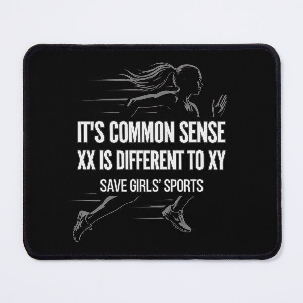Item preview, It's Common Sense XX is Different to XY Save Girls Sports Runner designed and sold by PROPera-design.