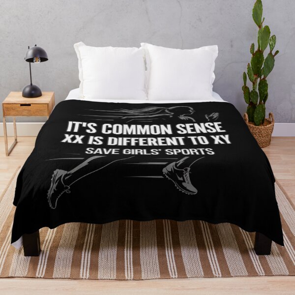 Item preview, It's Common Sense XX is Different to XY Save Girls Sports Runner designed and sold by PROPera-design.