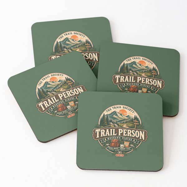 Item preview, Vintage Hiking Club Trail Person Weekend Hiker Badge designed and sold by KakangMudi.