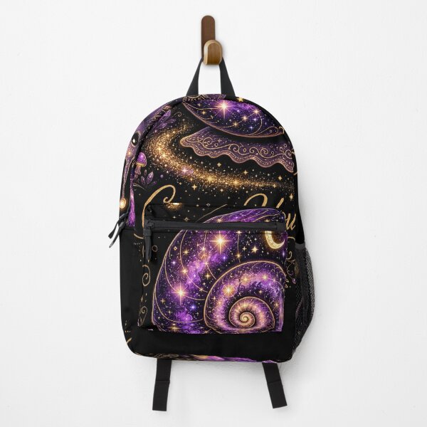 Item preview, Carry Your Magic – Cute Cosmic Snail Art designed and sold by CosmicFlora Studio.
