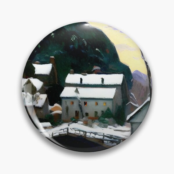 Item preview, Sandviken, Norway (Village under the Snow) designed and sold by artdesignsnow.