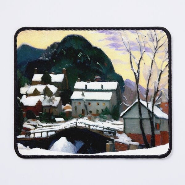 Item preview, Sandviken, Norway (Village under the Snow) designed and sold by artdesignsnow.