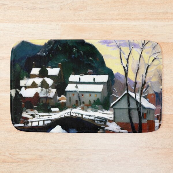 Item preview, Sandviken, Norway (Village under the Snow) designed and sold by artdesignsnow.