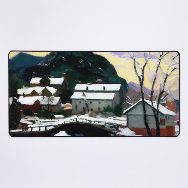 Item preview, Sandviken, Norway (Village under the Snow) designed and sold by artdesignsnow.