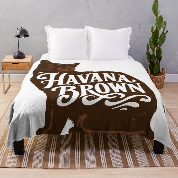 Item preview, Havana Brown Cat Word Art | Typography Cat Silhouette Design designed and sold by AyfuDesigns.