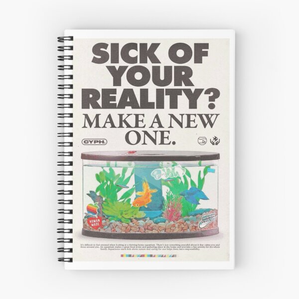 Item preview, Sick of Your Reality? Make a New One – Aquarium Escape Design designed and sold by WATEKE.