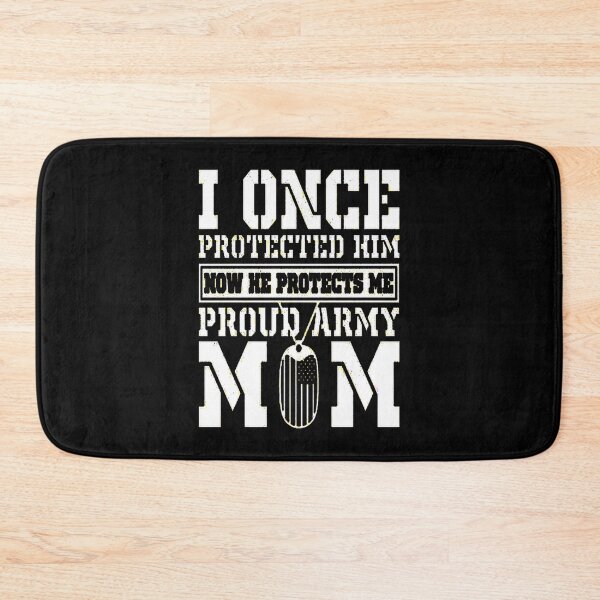 Artikelvorschau, T-Shirt mit Grafik für stolze Armee-Mama – Unterstütze unsere Truppen, Mama-Shirt ⭐⭐⭐⭐⭐ entworfen und verkauft von Pronto777.