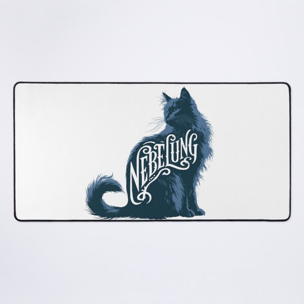 Item preview, Nebelung Cat Word Art | Typography Cat Silhouette Design designed and sold by AyfuDesigns.