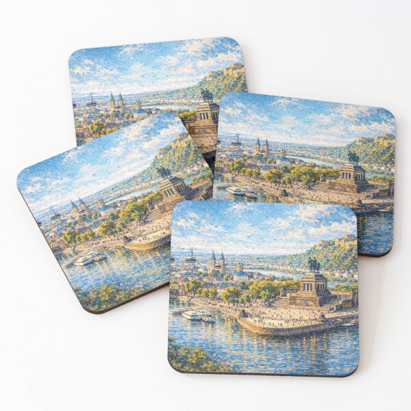 Item preview, A painting of Koblenz, Germany – A Beautiful city in Europe. designed and sold by GalleryKauffeld.