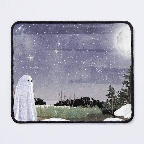 Item preview, Ghosts Of The Moon - Snow Moon Landscape designed and sold by katherineblower.