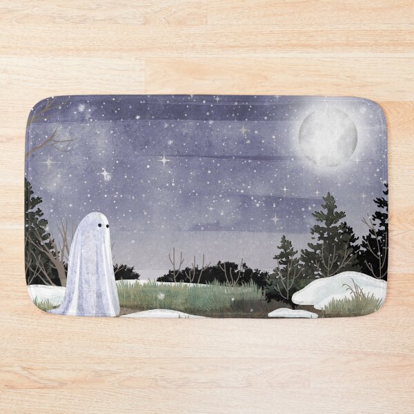 Item preview, Ghosts Of The Moon - Snow Moon Landscape designed and sold by katherineblower.