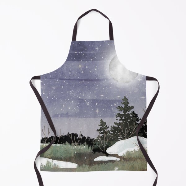 Item preview, Ghosts Of The Moon - Snow Moon Landscape designed and sold by katherineblower.