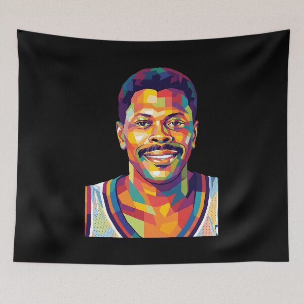 Aperçu de l'œuvre Patrick Ewing, art pop créée et vendue par Superkent.
