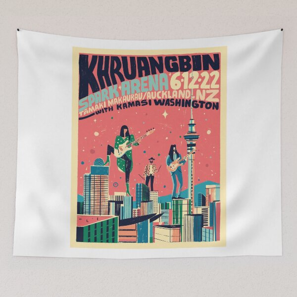 Item preview, Christmas JNDUD Khruangbin UDMIVD Poster designed and sold by Burrowspace.