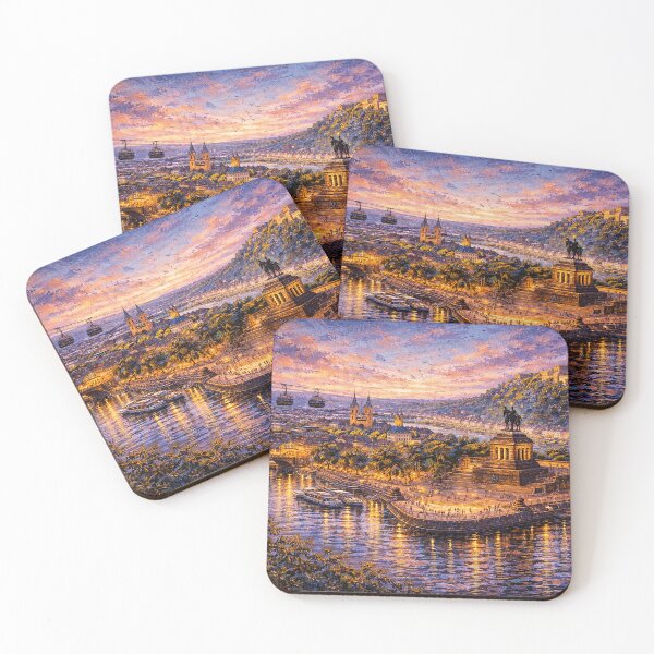 Item preview, A painting of Koblenz, Germany – A Beautiful place in Europe. designed and sold by GalleryKauffeld.