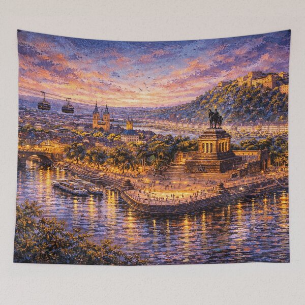 Item preview, A painting of Koblenz, Germany – A Beautiful place in Europe. designed and sold by GalleryKauffeld.