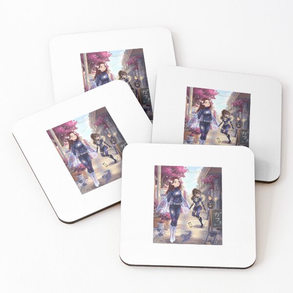 Item preview, Cosmic Superhero Girls Anime Street Art designed and sold by SofiaByCruti.