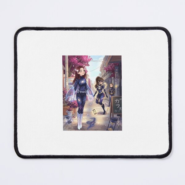Item preview, Cosmic Superhero Girls Anime Street Art designed and sold by SofiaByCruti.