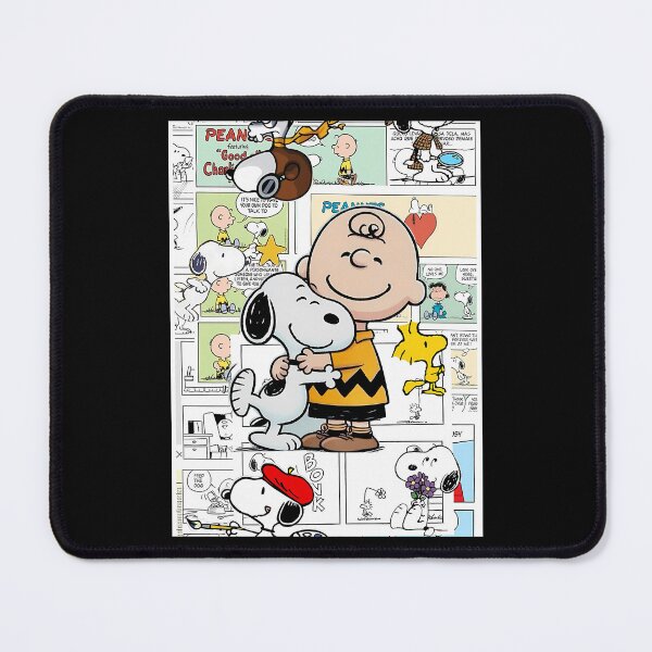 Item preview, Cartoon Boy Hugging White Dog Comic Strip Collage Art designed and sold by Vekonn.