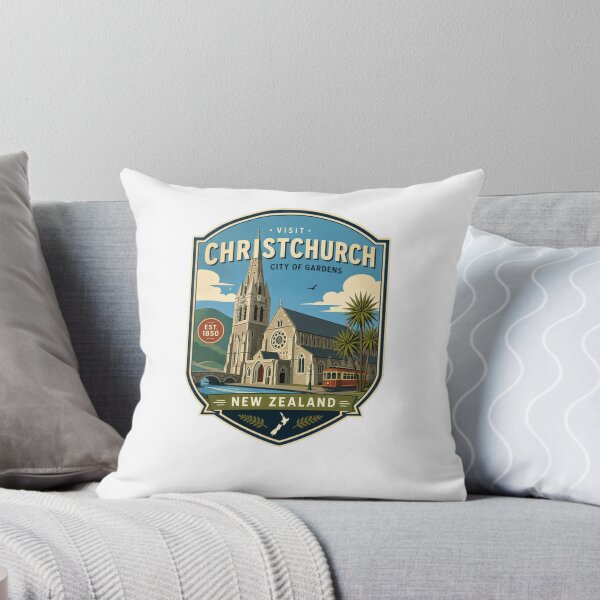 Item preview, Visit Christchurch City Of Gardens Est. 1850 New Zealand Travel Souvenir designed and sold by Star3NowForMe.