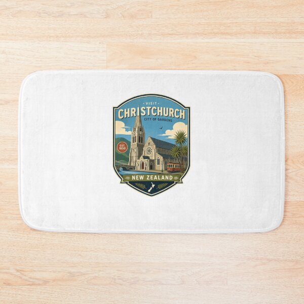 Item preview, Visit Christchurch City Of Gardens Est. 1850 New Zealand Travel Souvenir designed and sold by Star3NowForMe.