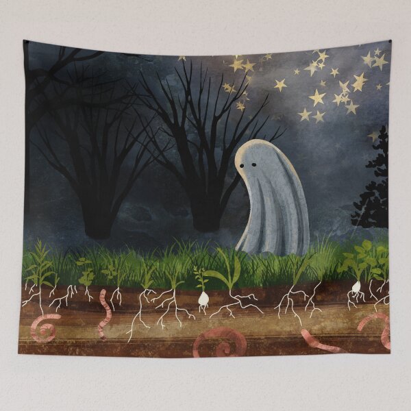 Item preview, Ghosts Of The Moon - Worm Moon Portrait designed and sold by katherineblower.