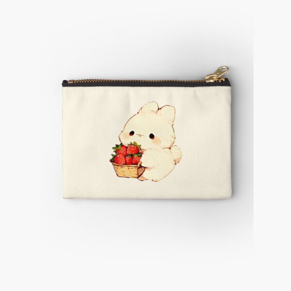 Item preview, Cute Bunny With Strawberry Basket designed and sold by jianina-alondra.