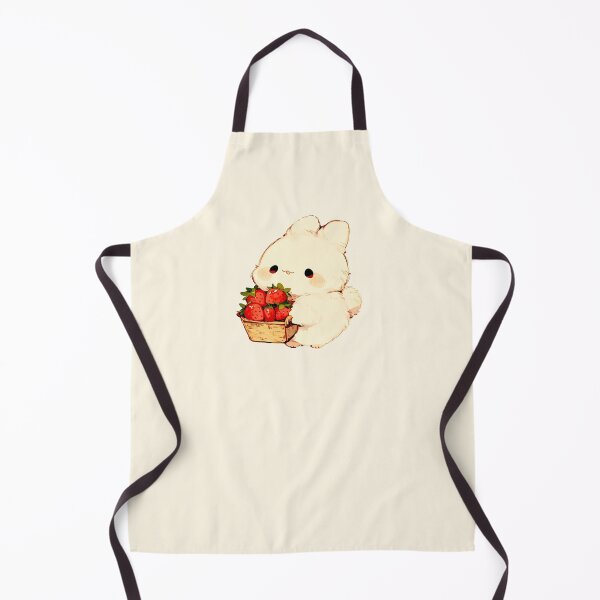 Item preview, Cute Bunny With Strawberry Basket designed and sold by jianina-alondra.