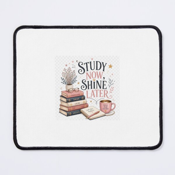 Item preview, Study Now Shine Later Cute Academic Motivation designed and sold by TibbuTees.