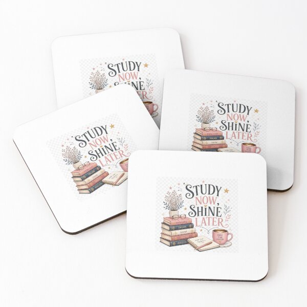 Item preview, Study Now Shine Later Cute Academic Motivation designed and sold by TibbuTees.