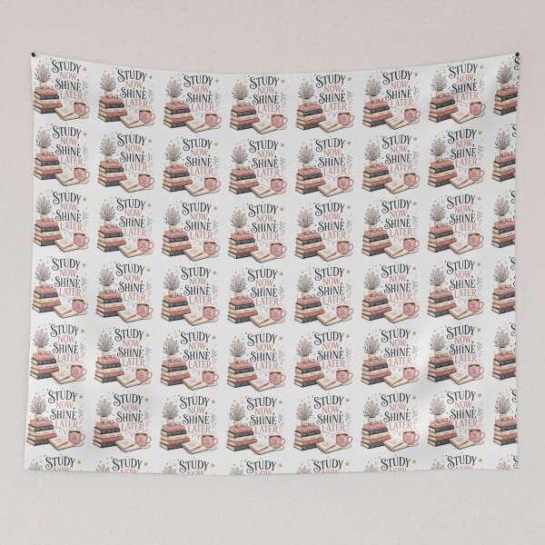 Item preview, Study Now Shine Later Cute Academic Motivation designed and sold by TibbuTees.