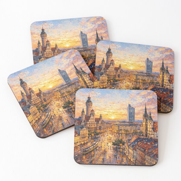 Item preview, A painting of Leipzig, Germany – A Beautiful place in Europe. designed and sold by GalleryKauffeld.
